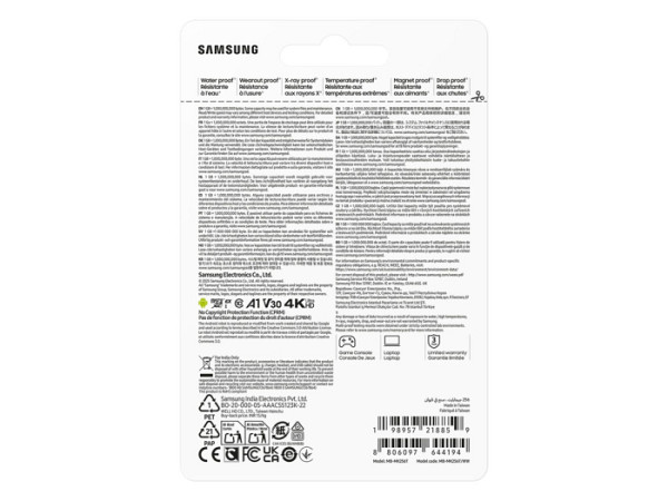 Spominska kartica Micro SDXC Express 7.1, 256GB, Samsung P9 Express, 800MB/s, MB-MK256T/WW