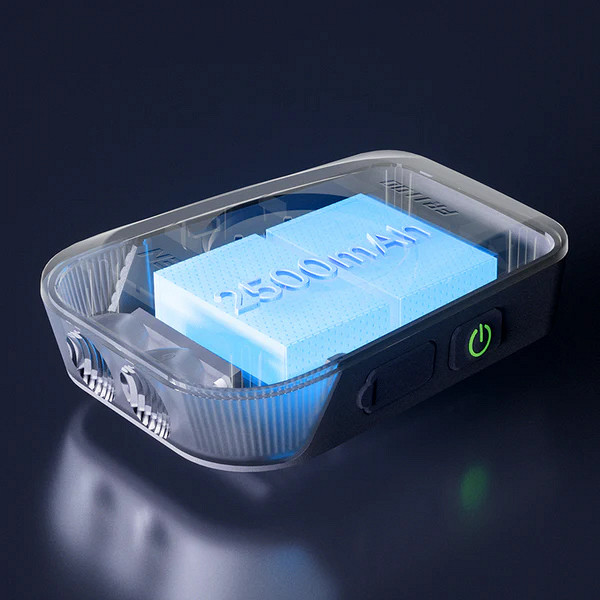 Sprednja kolesarska luč RAVEMEN FR1100, 1000 lm, 2500 mAh, Aluminij, IPX4