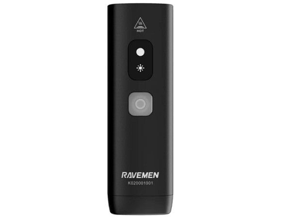 Sprednja kolesarska luč RAVEMEN K1000, 1000 lm, 4000 mAh, Aluminij, IPX7