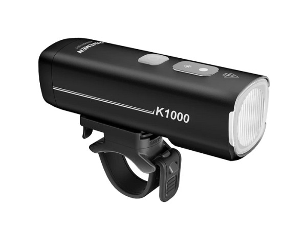 Sprednja kolesarska luč RAVEMEN K1000, 1000 lm, 4000 mAh, Aluminij, IPX7