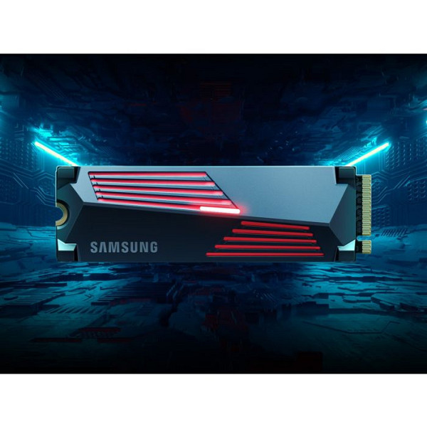 SSD 1TB M.2 80mm PCI-e 4.0 x4 NVMe, V-NAND, Samsung 990 PRO HeatSink (MZ-V9P1T0CW)