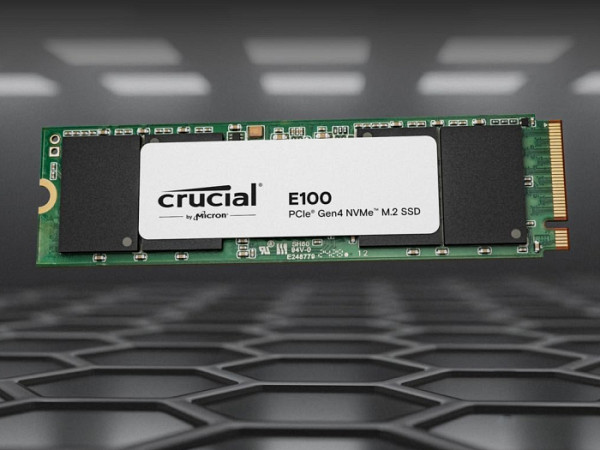 Crucial E100 480GB PCIe Gen4 NVMe 2280 M.2 SSD
