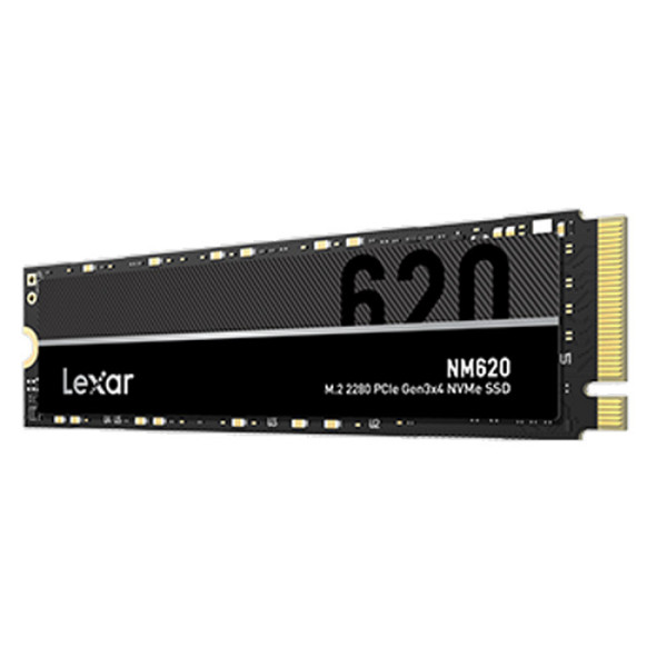 SSD 512GB M.2 80mm PCI-e 3.0 x4 NVMe, 3D TLC, Lexar NM620 (LNM620X512G-RNNNG)