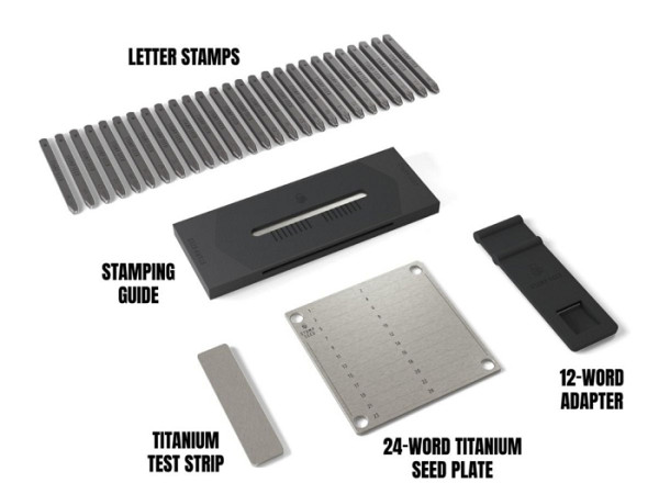 Stamp Seed Basic komplet za žigosanje, 24 besedni, brez kladiva