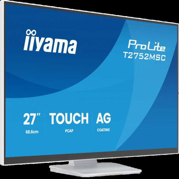 T2752MSC-W1AG 27 PCAP touch, IPS, FHD, DP, 60 Hz IPS 400 cd 5ms HDMI DP