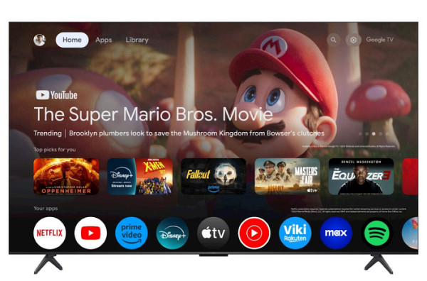 TCL 4K QD-Mini LED TV 65C61K, Google TV, 144Hz, Onkyo zvok z Dolby Atmos