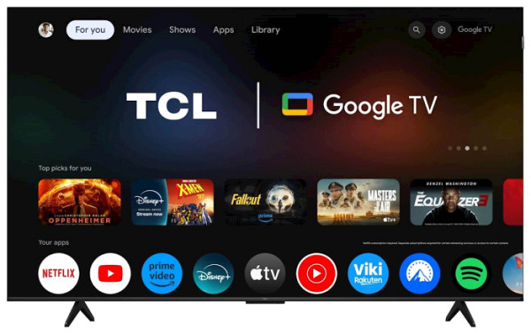 TCL 4K QLED TV 75P71K, Google TV, Dolby Vision & Atmos