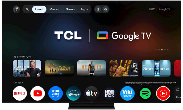 TCL 55 PREMIUM SQD-Mini LED TV 55C8L