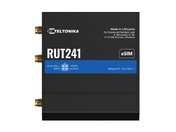 TELTONIKA NETWORKS RUT241 eSIM GLOBAL