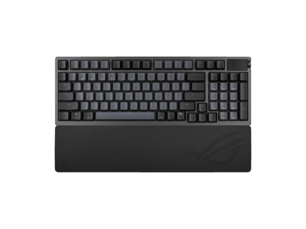 Tipkovnica ASUS ROG Azoth 96 HE Wireless, ROG HFX V2 Analog, PBT, OLED, RGB, USB, US