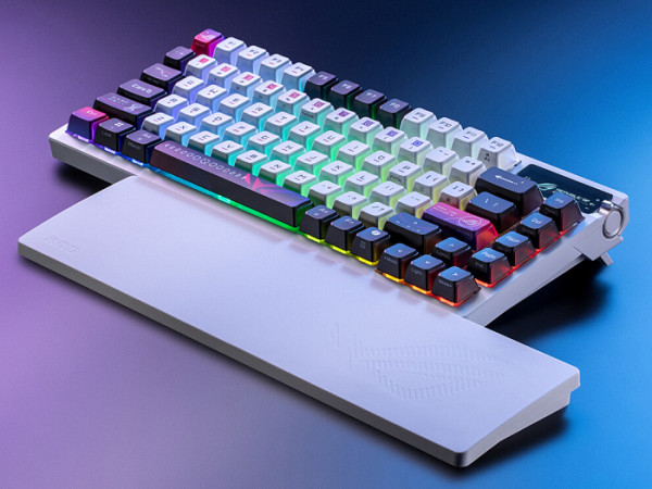 Tipkovnica ASUS ROG Azoth X Wireless, ROG NX Snow V2, OLED, RGB, USB, US