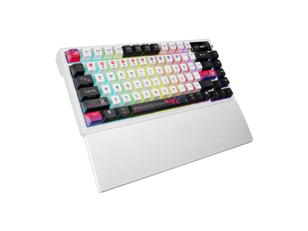 Tipkovnica ASUS ROG Azoth X Wireless, ROG NX Snow V2, OLED, RGB, USB, US