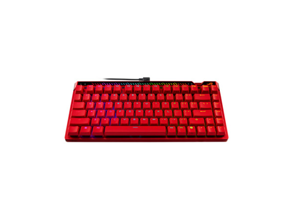 Tipkovnica ASUS ROG Falchion Ace 75HE, ROG HFX V2 Mag Analog, RGB, lava red, US