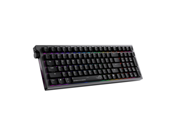 Tipkovnica ASUS ROG Strix Morph 96 Wireless, ROG NX Snow V2, PBT, RGB, USB, US