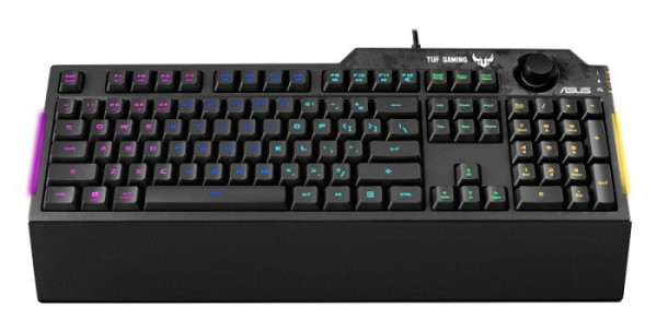 Tipkovnica ASUS TUF Gaming K1, RGB, USB, UK SLO g.
