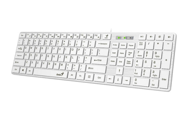 Tipkovnica Genius Slimstar 126 USB bela