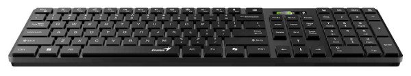 Tipkovnica Genius SlimStar 7250BT,AI,SER,BLK,BT+2.4GHZ,KB