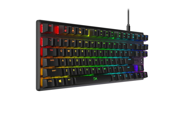 Tipkovnica HP HyperX Alloy Origins Core RGB, mehanična, HyperX Red Switch, linear, US