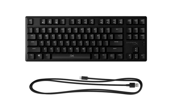 Tipkovnica HP HyperX Alloy Origins Core RGB, mehanična, HyperX Red Switch, linear, US