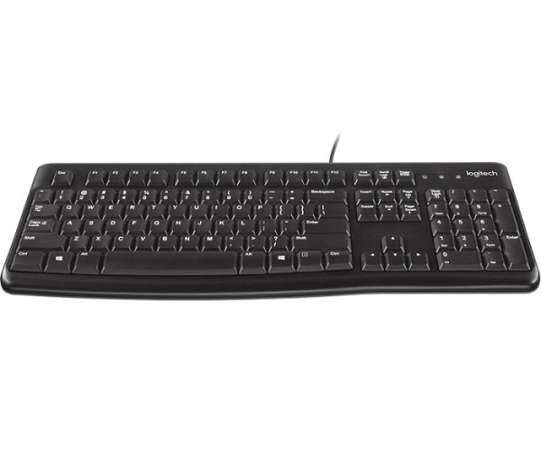 LOGITECH MK120 Corded Combo - BLACK - USB - US INT'L - EER