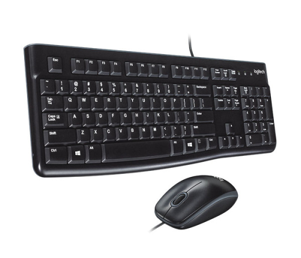 Tipkovnica in miška Logitech Desktop MK120, USB, SLO