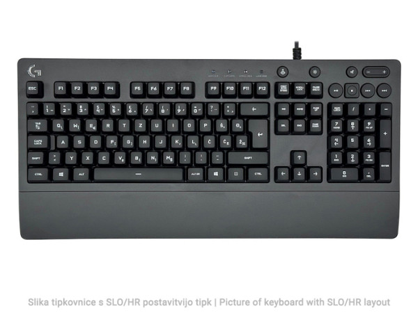 Tipkovnica Logitech G213 Prodigy Gaming, USB, SLO