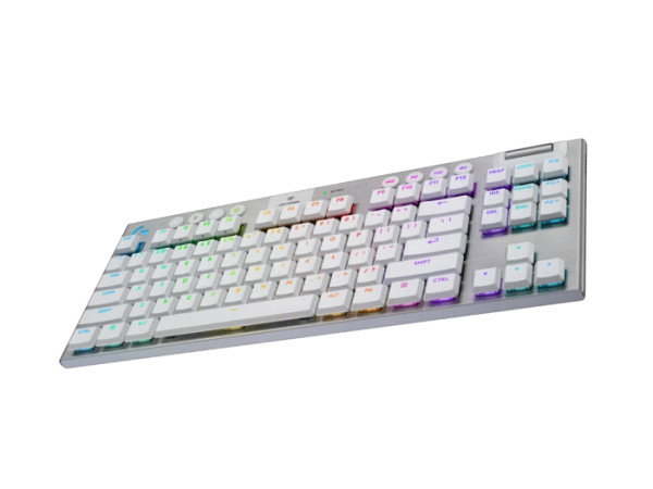 LOGITECH G915 X LIGHTSPEED TKL Wireless Gaming Keyboard - WHITE - US INT'L - 2.4GHZ/BT  - EMEA28i-935 - TACTILE