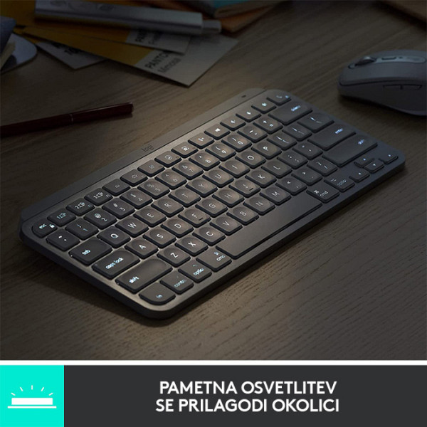 LOGITECH MX Keys Mini Bluetooth grafit slo tisk tipkovnica