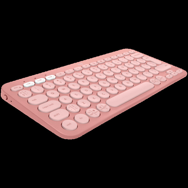 Tipkovnica Logitech Pebble Keys 2 K380s Multi-Device, roza, SLO g.