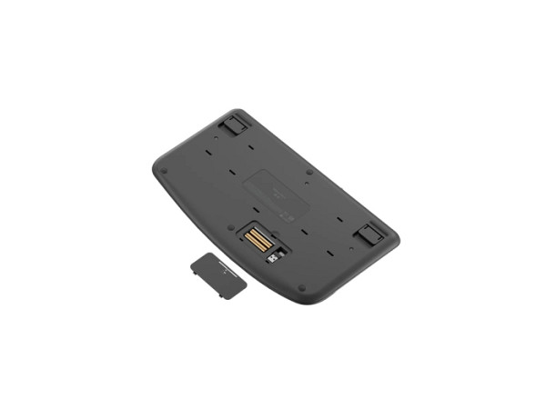Tipkovnica Logitech Wave Keys Wireless, grafitna, SLO g.