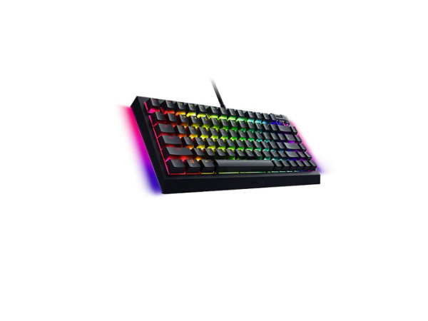 Tipkovnica Razer BlackWidow V4 75%, črna, US SLO g.