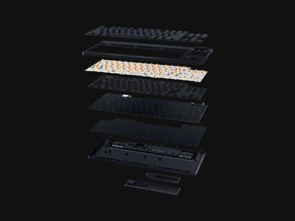 Tipkovnica Razer BlackWidow V4 Low-profile Tenkeyless HyperSpeed, Rumena stikala, US SLO g.