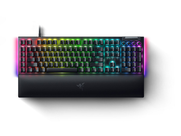Tipkovnica Razer BlackWidow V4, zelena stikala, US SLO g.