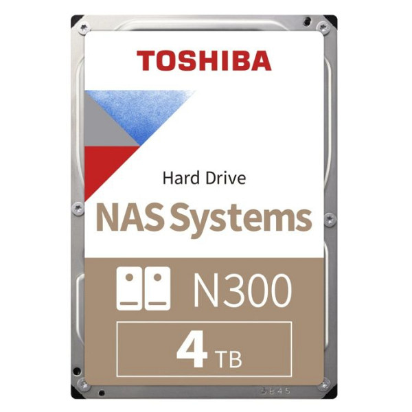 TOSHIBA N300 NAS 4TB CMR disk, 8.89cm (3.5