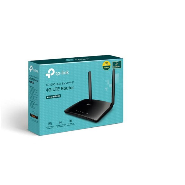 TP-LINK Archer MR400 AC1200 Dual Band 4G LTE SIM brezžični usmerjevalnik-router