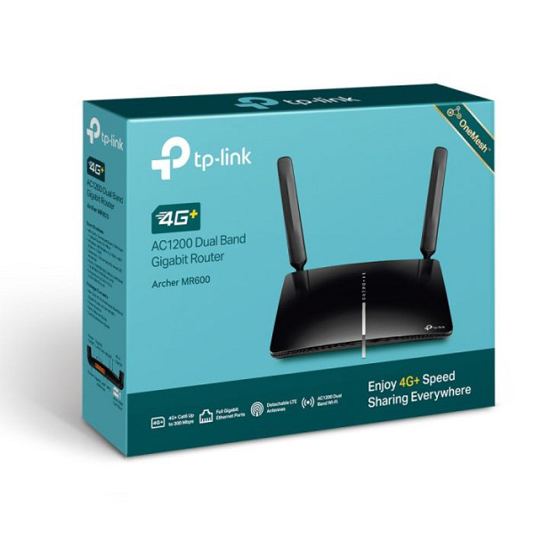 TP-LINK Archer MR600 AC1200 Dual Band SIM kartica Gigabit 4G + Cat 6 brezžični usmerjevalnik