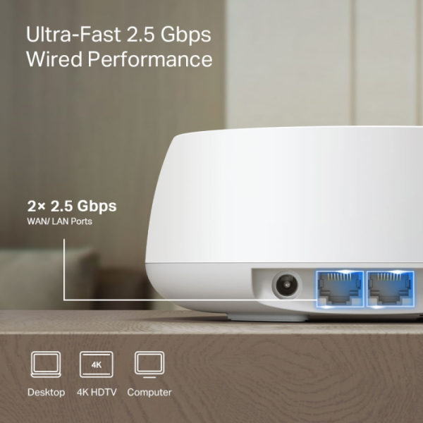 TP-Link Deco BE25 Wi-Fi 7 BE3600 Mesh sistem (3 pack)