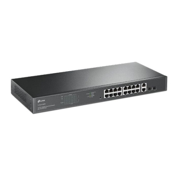 TP-LINK JetStream TL-SG1218MPE 18-port 16x Gigabit PoE+ RJ45 2x Gigabit SFP Easy Smart mrežno stikalo switch