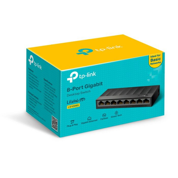 TP-LINK LiteWave LS1008G 8-port gigabit RJ45 mrežno stikalo switch