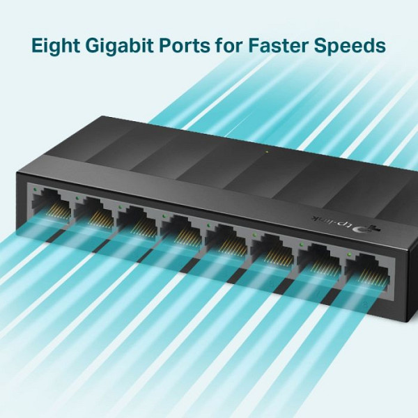 TP-LINK LiteWave LS1008G 8-port gigabit RJ45 mrežno stikalo switch