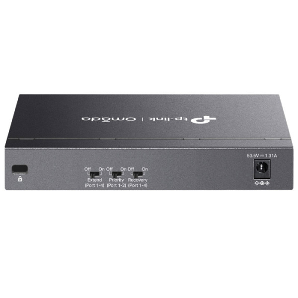 TP-LINK Omada DS106P 6-port 10/100Mbps PoE+ RJ45 Unmanaged mrežno stikalo switch