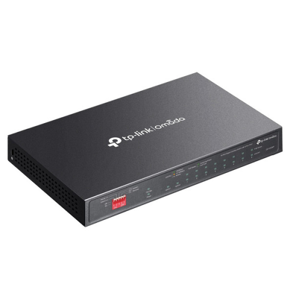 TP-LINK Omada DS110GMP 10-port 9xGbE 8xPoE+ RJ45 1x GbE SFP/RJ45 Combo Unmanaged mrežno stikalo switch