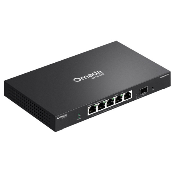 TP-LINK Omada ES206XPP-M2 5-port 2.5G RJ45 1x10GbE SFP+ 4xPoE++ L2  Easy Managed mrežno stikalo switch