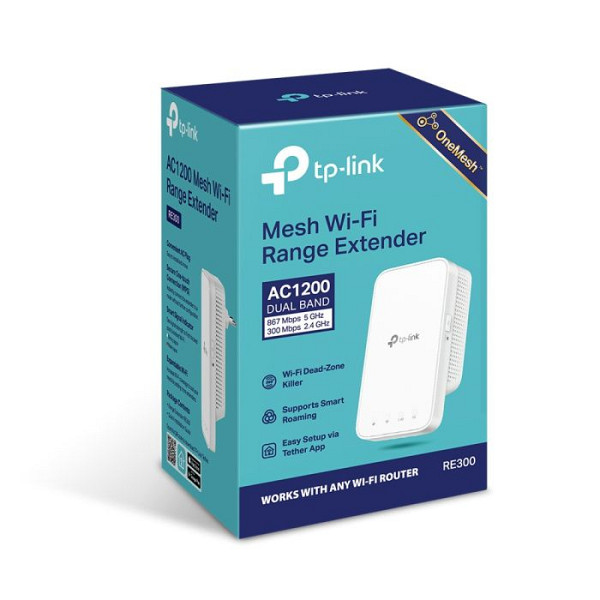 TP-LINK RE300 AC1200 Mesh Wi-Fi ojačevalec extender