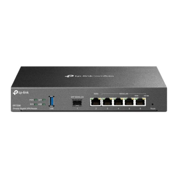 TP-LINK SafeStream TL-ER7206 Gigabit Multi-WAN VPN usmerjevalnik-router