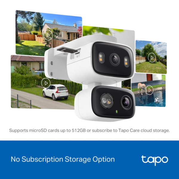 TP-LINK Tapo C246D dvojna 2K Pan/Tilt Wi-Fi notranja/zunanja kamera