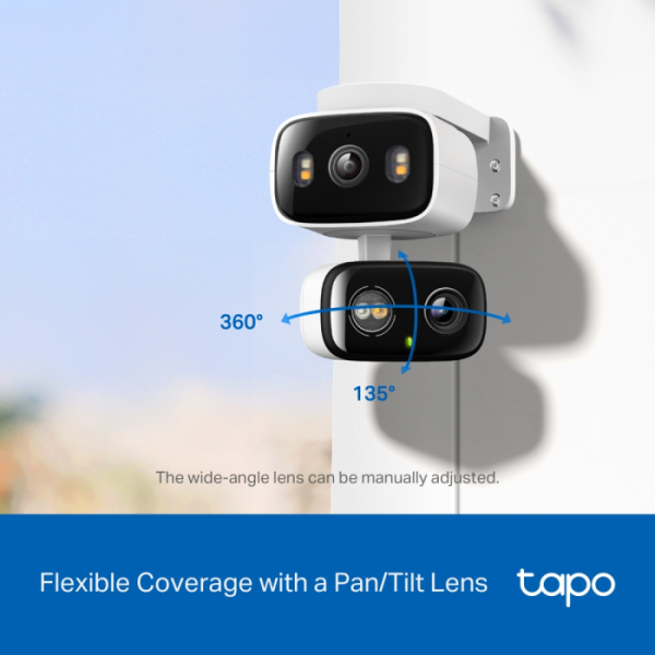 TP-LINK Tapo C246D dvojna 2K Pan/Tilt Wi-Fi notranja/zunanja kamera