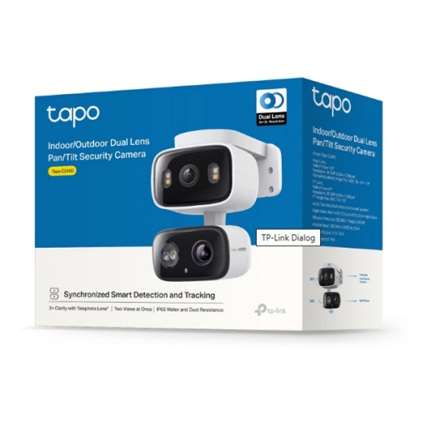 TP-LINK Tapo C246D dvojna 2K Pan/Tilt Wi-Fi notranja/zunanja kamera