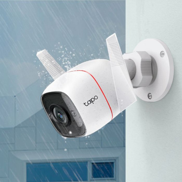 TP-LINK Tapo C310 3MP UHD dnevna/nočna IP66 WiFi bela zunanja nadzorna kamera