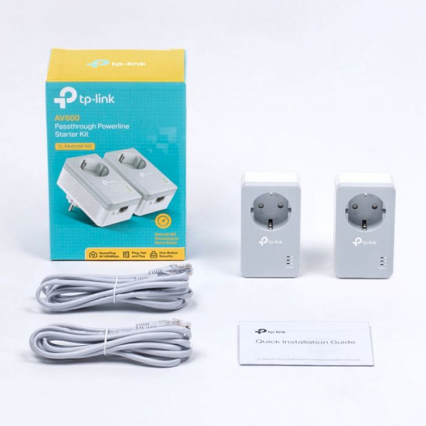 TP-LINK TL-PA4010PKIT AV600 powerline z vtičnico starter kit adapter